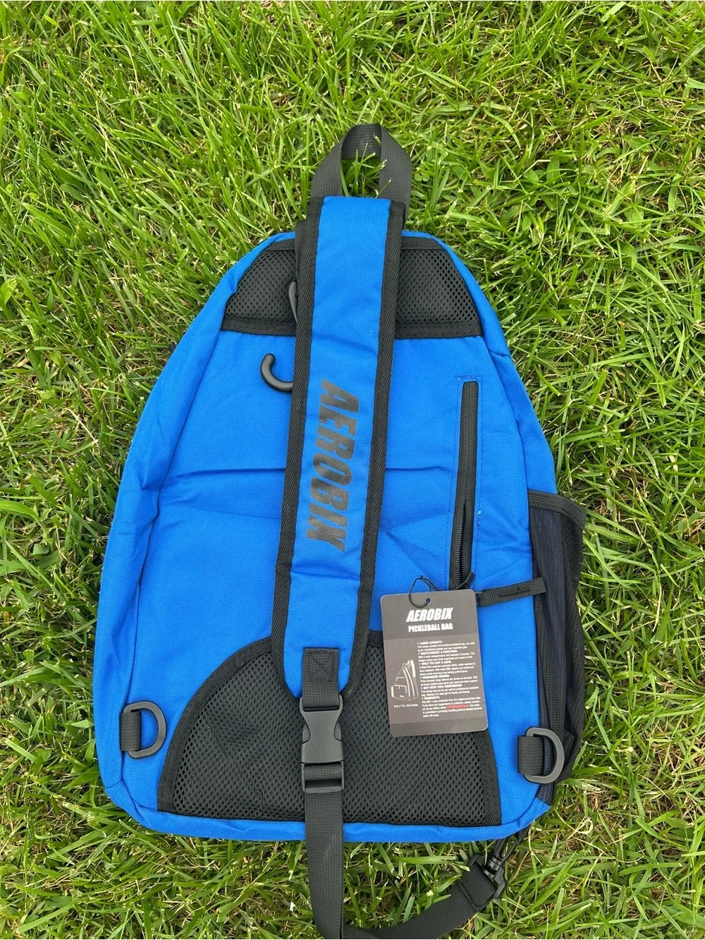 AEROBIX Pickleball Bag for Women & Men Paddle Pocket Adjustable Sling Bag